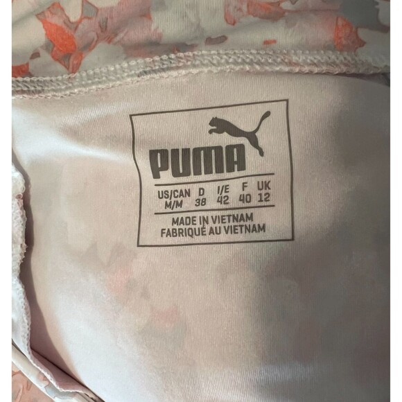 Puma DryCELL Golf Skirt Women's Size M Gray & Orange Floral Print 753302 ⛳ - Picture 6 of 7